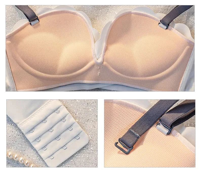 French Style Strapless Bralette Underwear
