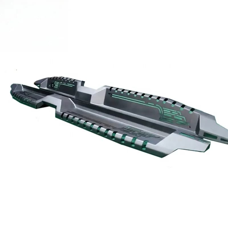 Stainless steel side step running board for Hilux Revo pickup truck.