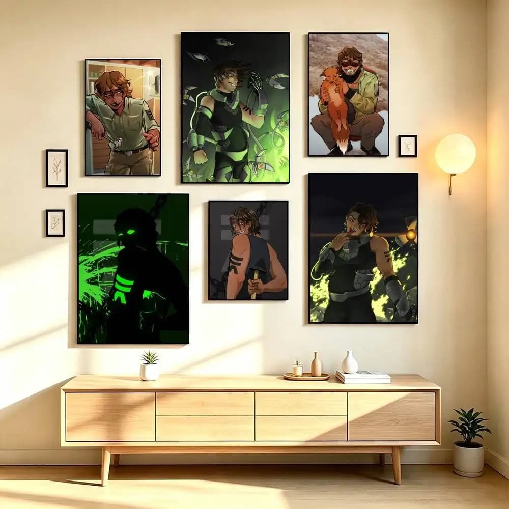 Y-YKMET Strade Game Poster Waterproof Wall Art Sticker For Bar Living Room Vintage Decor High Quality Print Gift