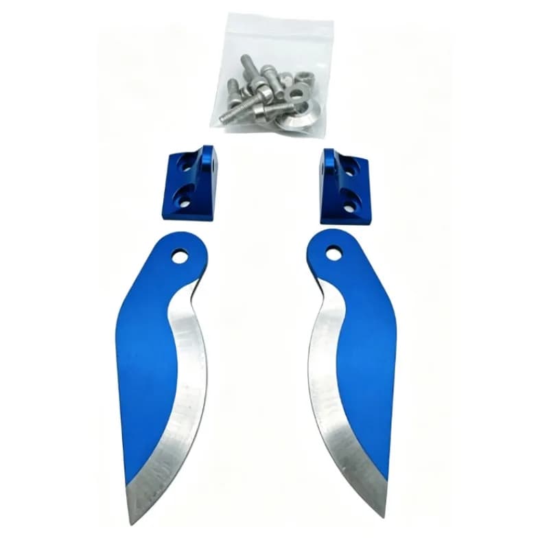CNC Alu Upgrade Trim Tabs Turn Fins for 36 Inch Deep-V RC Racing Boat Replacement Water Fins for Standard & SR-Style Hull Models