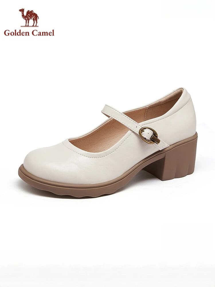 Golden Camel vintage leather Mary Jane shoes with chunky heel