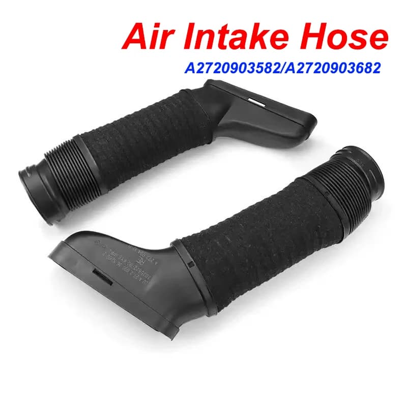 Air Cleaner Intake Duct Hose A2720903582 A2720903682 Left & Right for Mercedes-Benz W204 W212 C300 C350 E300 E350